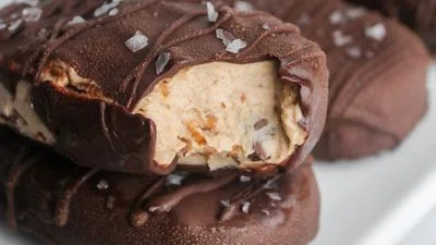 Cookie Dough Protein Frozen Yogurt Pops