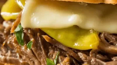 Crock Pot Mississippi Pot Roast Sandwiches