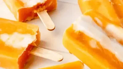 Creamsicle Orange Popsicles