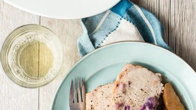 Slow Cooker Pork Roast with Apples and Onions