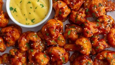 Beer Battered Cauliflower