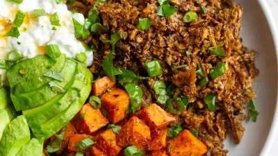 Tofu Ground Beef Bowls