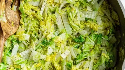 Sautéed Napa Cabbage