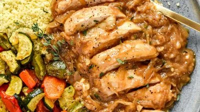 French Onion Baked Chicken Breasts