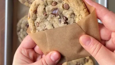 Bakery-Style Double Chocolate Chip Cookies