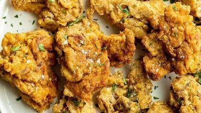 Fried Oyster Mushrooms (Crispy & Vegan!)