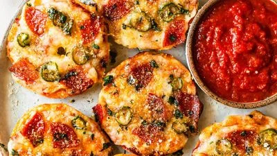 The Easiest Homemade Pizza Bagel Bites