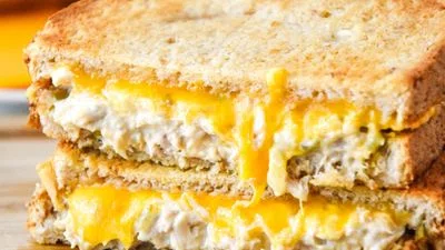 Air Fryer Tuna Melt