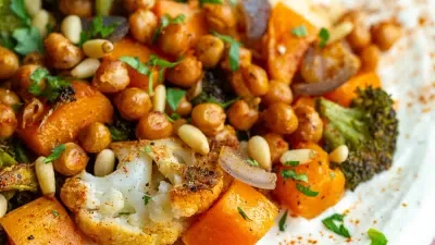 Whipped Feta Veggie Bowls