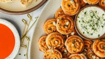 Buffalo Chicken Pinwheels