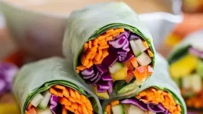 Easy Summer Rolls (Vegan)