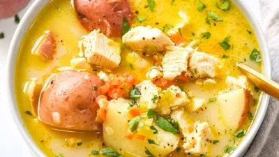Simple Red Potato Chicken Soup