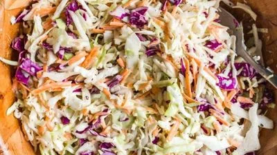 Easy Vegan Coleslaw Recipe