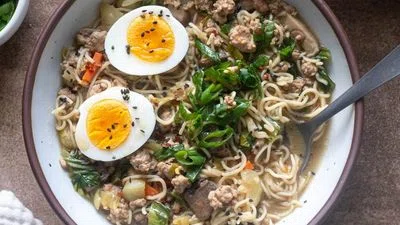 Ground Pork Ramen