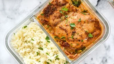Creamy Tuscan Chicken Meal Prep