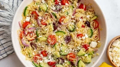 Easy Greek Orzo Salad