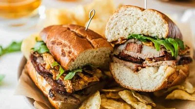 Best-Ever Tri-Tip Sandwiches with Garlic Aioli