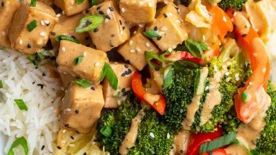 Peanut Sauce Tofu