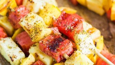 Grilled Fruit Kabobs