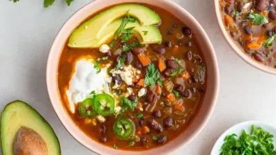 Quick & Easy Black Bean Soup