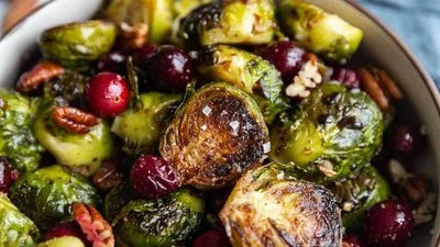 Cranberry Brussels Sprouts