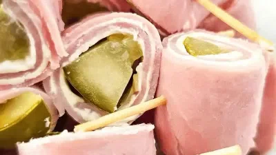 Ham and Pickle Roll Ups