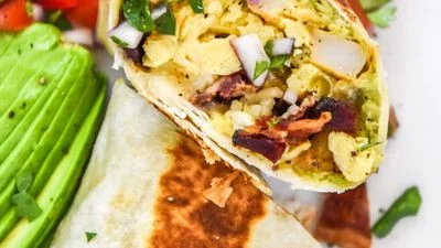 Meal Prep California Style Breakfast Burritos