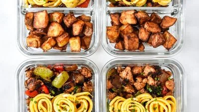 Crispy Potato Egg Ribbon Breakfast Bowls