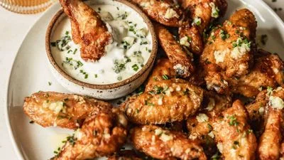  Garlic Butter Chicken Wings