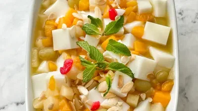 Easy Chinese Almond Jelly