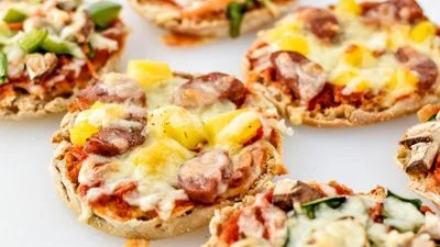 English Muffin Mini Pizzas Meal Prep
