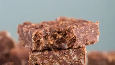 Healthy Rice Crispy Chocolate Bars