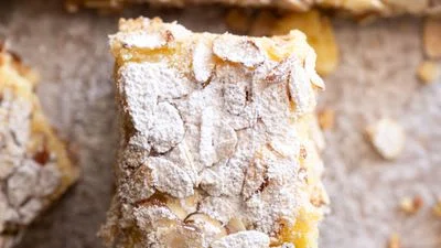 Almond Croissant Gooey Butter Cake With Brown Butter