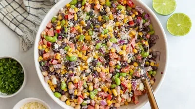 Mexican Street Corn Dense Bean Salad