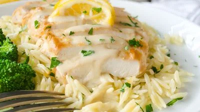 Chicken with Greek Avgolemono Sauce