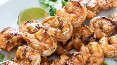 Chili Lime Grilled Shrimp Skewers