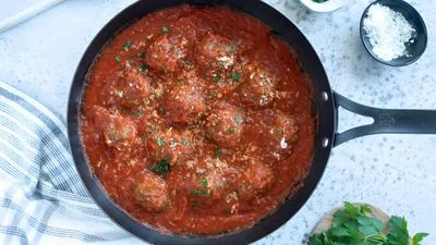 Easy Oven Baked Meatballs