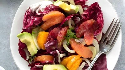Radicchio Salad with Citrus Vinaigrette