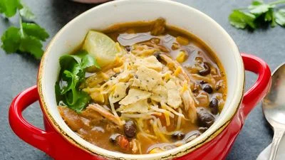 Slow Cooker Chicken Tortilla Soup