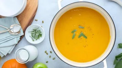 Roasted Pumpkin Apple Soup