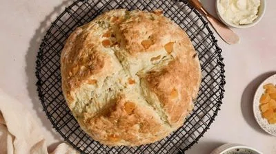 Irish Soda Bread with Apricots and Orange Zest