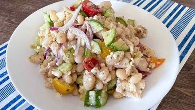 This High-Protein Greek Salad Will Be on Repeat All Summer Long