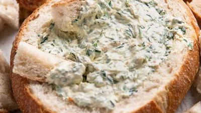 Spinach French Onion Cob Dip