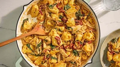 Creamy Tuscan Chicken Tortellini