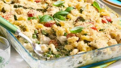 Chicken Primavera Pasta Bake