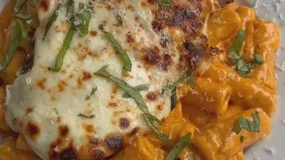 Chicken Parm with Vodka Sauce Pasta