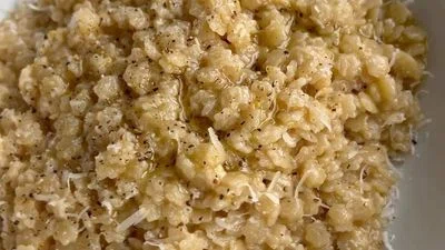 Pastina with Egg, Butter, and Parmesan