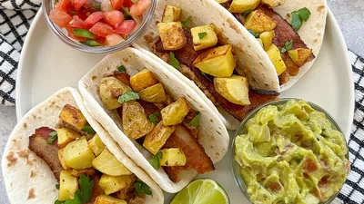 Breakfast Tacos without Eggs