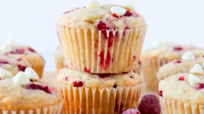 Raspberry White Chocolate Muffins