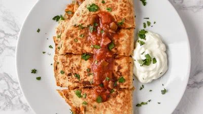 Quick BBQ Chicken Quesadillas